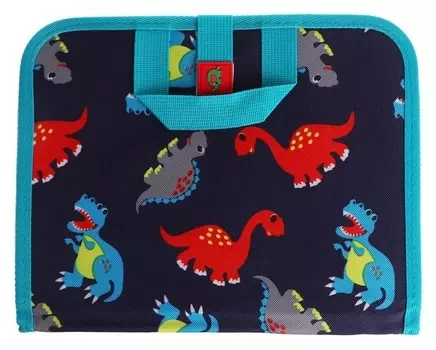 Набор для рисования в виде книжки «Динозавры» 10 стр., 6 маркеров, 29,5 × 21,5 см