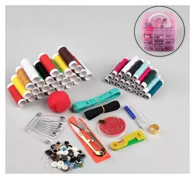 Набор для шитья, пластиковая коробка