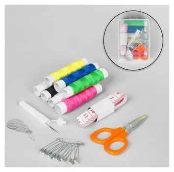 Набор для шитья + сантиметр и булавки