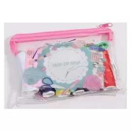 Набор для шитья Швейные принадлежности в прозрачном чехле