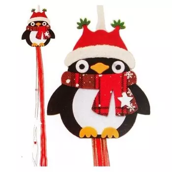Набор для создания новогодней подвески «Пингвин в шарфике»