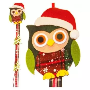 Набор для создания новогодней подвески «Совушка в шапочке»