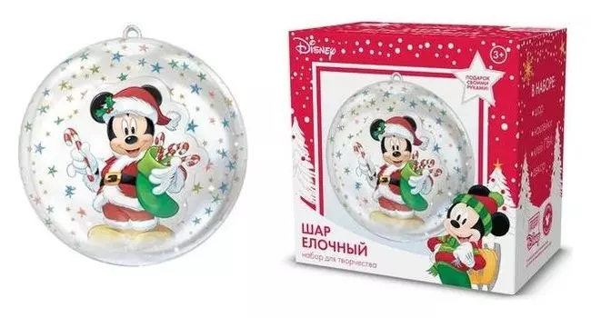 Набор для творчества "Елочный шар" микки маус