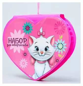 Набор для творчества коты аристократы в форме сердца, 41 предмет