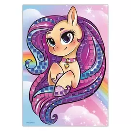 Набор для творчества. мягкая мозаика А4 «Волшебный единорог»