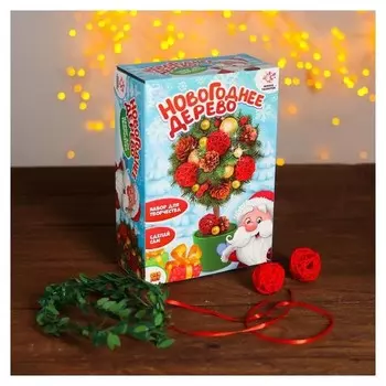 Набор для творчества «Новогоднее дерево», красный