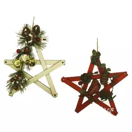 Набор для творчества - создай ёлочное украшение «Прелестные звездочки», набор 2 шт.
