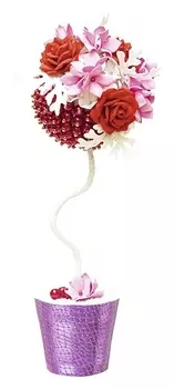 Набор для творчества "Топиарий. танго" алый