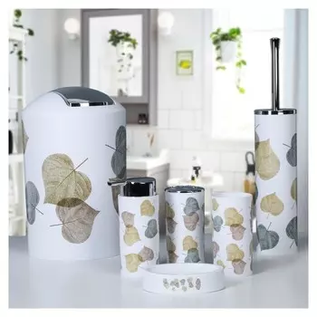 Набор для ванной 6 предметов "Осень"