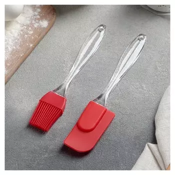 Набор для выпечки "Фобос", 2 предмета: лопатка, кисть