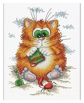 Набор для вышивания "Кот на пляже"