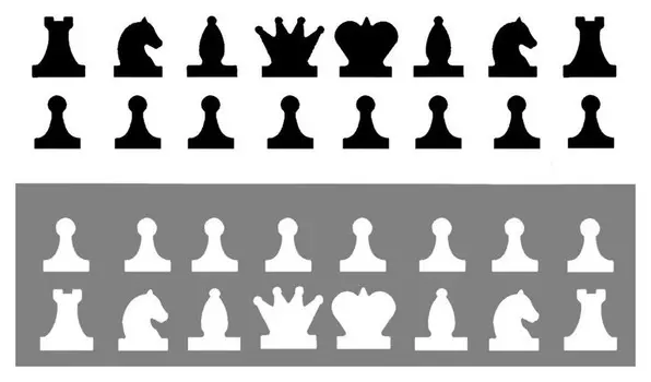 Набор фигур магнитных для демонстрационных шахмат арт.01941