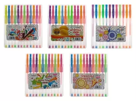 Набор гелевых ручек, 12 цветов