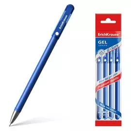 Набор гелевых ручек 4шт Erichkrause "G-soft" чернила синие 47279