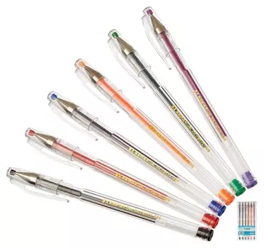 Набор гелевых ручек 6 цв.px888-6 PVC 0,5мм