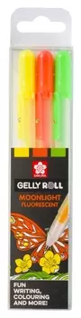 Набор гелевых ручек Moonlight 3цв:флуори кин мадж роз Poxpgbmoo3a