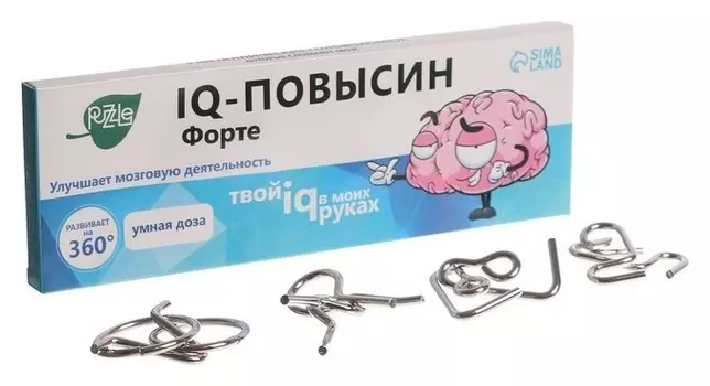 Набор головоломок «Iq-повысин», 4 шт.