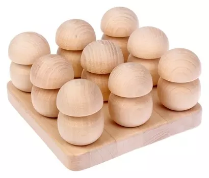 Набор «Грибы на подставке», 9 шт.