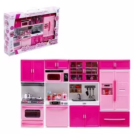 Набор игровой «Кухня» для кукол, звук, свет, с аксессуарами