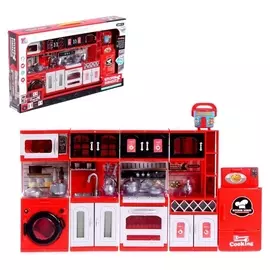 Набор игровой «Кухня» для кукол, звук, свет, с аксессуарами