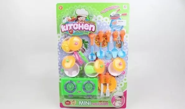 Набор игрушечная плита с посудой