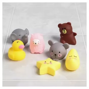 Набор игрушек для купания Милые игрушки 7 шт