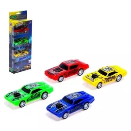 Набор инерционных машин «Классика», 4 штуки