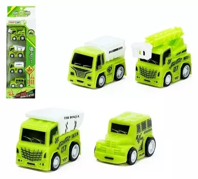 Набор инерционных машин «Спецслужба», 4 шт