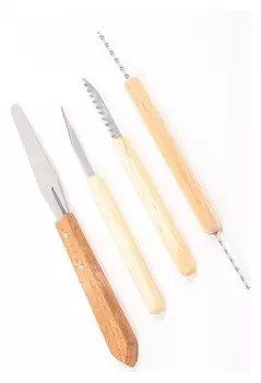 Набор инструментов 4 штуки для лепки