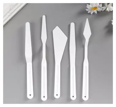 Набор инструментов для моделирования, белые, 5 предметов