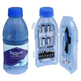 Набор инструментов Tundra, подарочный пластиковый кейс БутылЕ 15 предметов