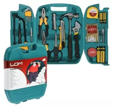 Набор инструментов в кейсе LOM "С новым годом", подарочная упаковка, 27 предметов