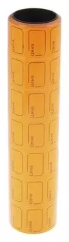 Набор из 7 роликов, в 1 ролике 120 штук, ценники самоклеящиеся, 20 х 30 мм, оранжевые