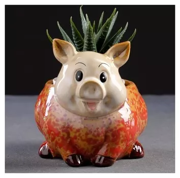 Набор кашпо керамическое "Животные" 12*10*9см