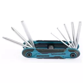 Набор ключей имбусовых универсальный, складные, 8 шт, CrV