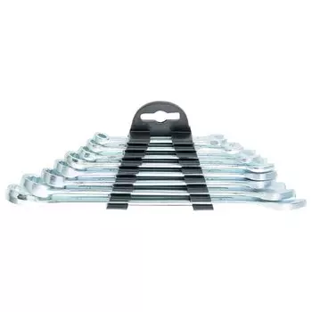 Набор ключей комбинированных, 6-19 мм, хромированные, 8 шт