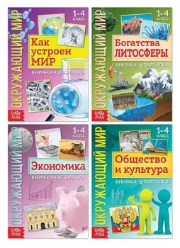 Набор книжек-шпаргалок «Окружающий мир», 4 шт. по 16 стр.