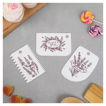 Набор кондитерских шпателей Konfinetta «Милый дом», 3 шт