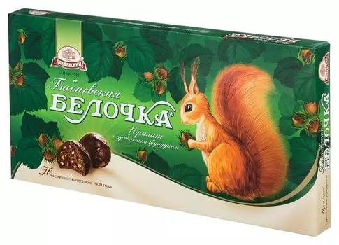 Набор конфет бабаевская белочка, 400г