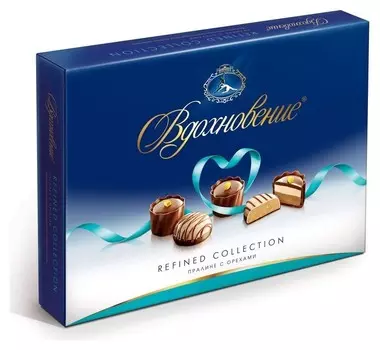 Набор конфет вдохновение пралине с орехами,170гр