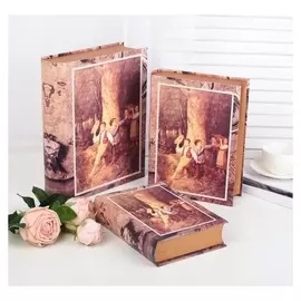 Набор коробок 3 в 1, 28,5 х 23,5 х 7 - 21,5 х 16 х 5 см