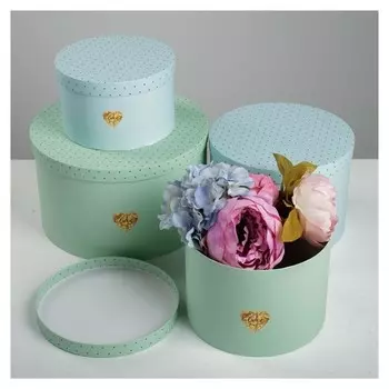 Набор коробок 4 в 1 Love, 16 х 16 х 10 - 25 х 25 х 15 см