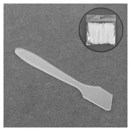 Набор косметических лопаток, 100 шт, цвет белый