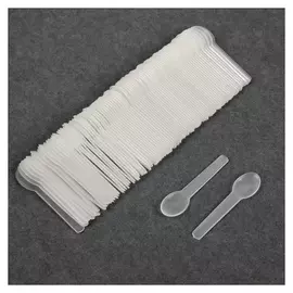 Набор косметических ложек, 100 шт, цвет прозрачный