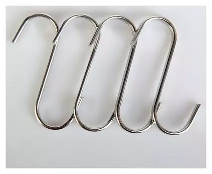 Набор крючков для рейлинга 7 см, 4 шт