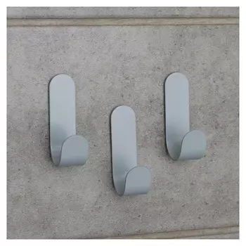 Набор крючков металлических на липучке «Геометрик», 3 шт