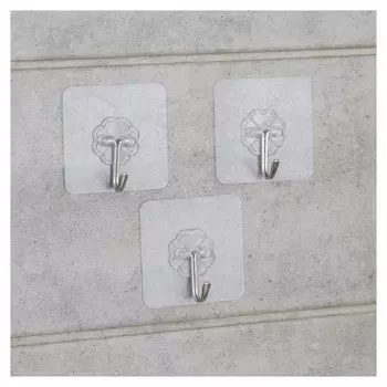 Набор крючков на липучке «Классика», 3 шт