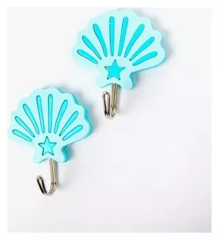 Набор крючков на липучке «Моно», 2 шт