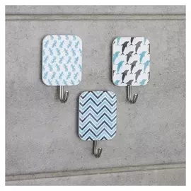 Набор крючков на липучке «Морской», 3 шт