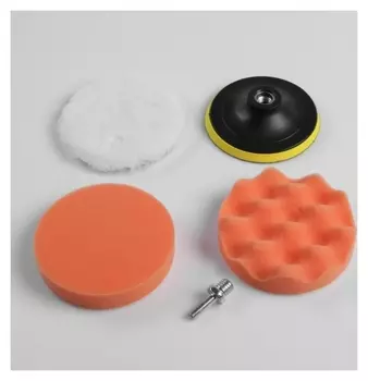 Набор кругов для полировки кузова Torso, 125 мм, 5 предметов